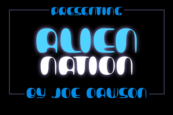 Alien Nation: A Retro-Styled Display Font for Creative Projects