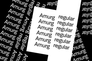 Amurg: A Font for Thoughtful Design