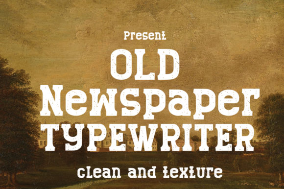 Bring Nostalgia to Your Creations with Old Newspaper Font