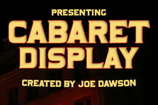 Cabaret Display: A Vintage Typeface for Modern Editorial Design