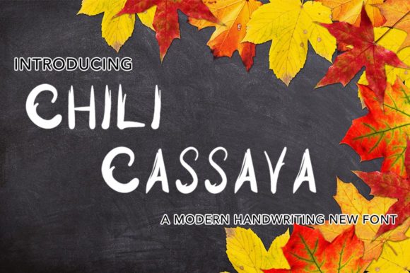 Chili Cassava Font for Creative Branding Projects