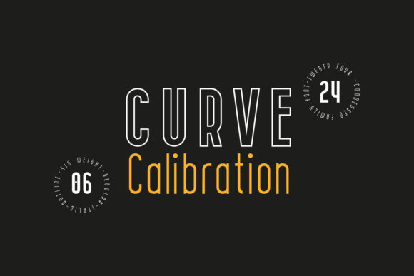 Curve Calibration Family: A Font That Fits Every Campaign