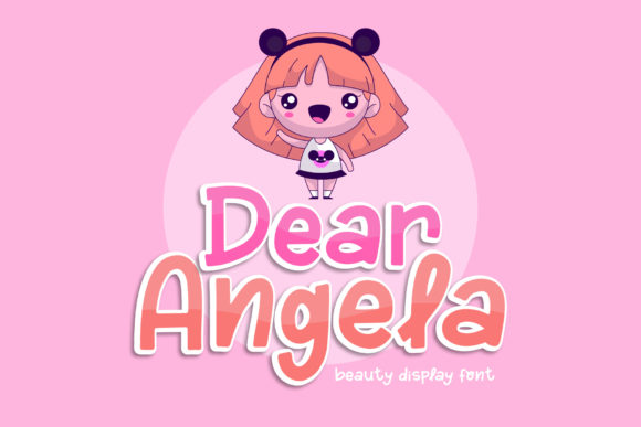 Dear Angela: A Sweet Display Font for Creative Branding