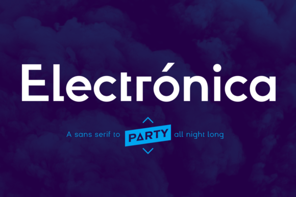 Electrónica Family: A Playful Font for Polished Branding