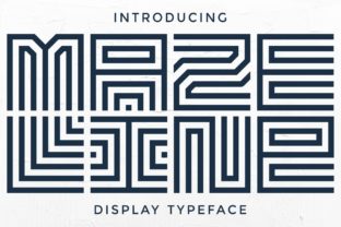 Font Choice That Stands Out: Maze Line for Campaign Success