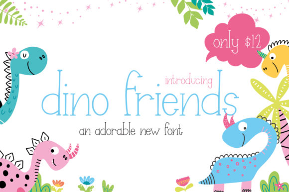 Font That Makes Your Brand Stand Out: Dino Friends
