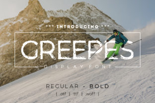 Greepes: A Winter Ski Font That Adds Character to Your Creations