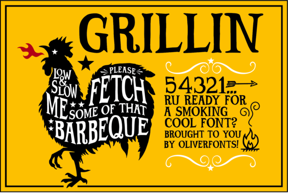 Grillin Font for Web Design and Brand Identity
