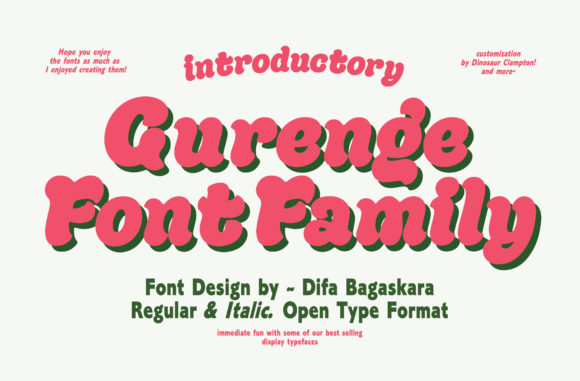 Gurenge Display Font Review for Branding Projects
