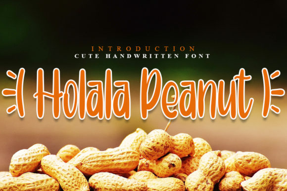 Holala Peanut: A Playful Display Font for Creative Projects