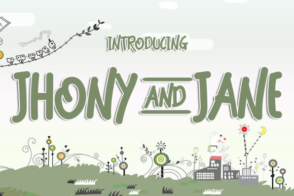 Jhony and Jane: A Bold Display Font for Editorial Design