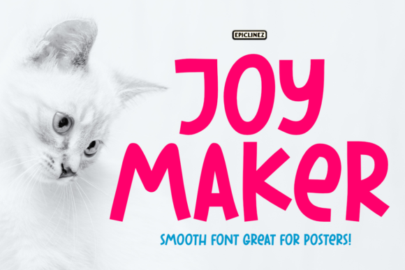 Joy Maker Display Font for Web Design