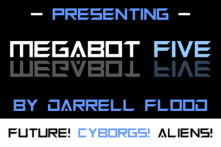 Megabot Five: A Robotic Typeface for Modern Editorial Design