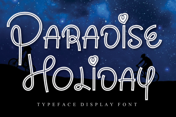 Paradise Holiday Font for Handmade Creations