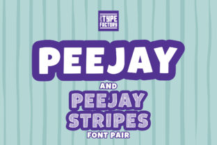 Peejay Peejay Stripes Font for Web Design