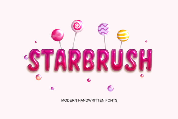 Starbrush: A Modern Handwritten Font for Digital Branding
